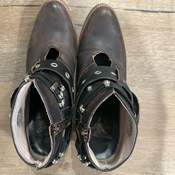Freebird Saloon Leather Ankle Buckle Boots - Picture 2 of 11